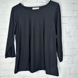 Emaline medium black top‎